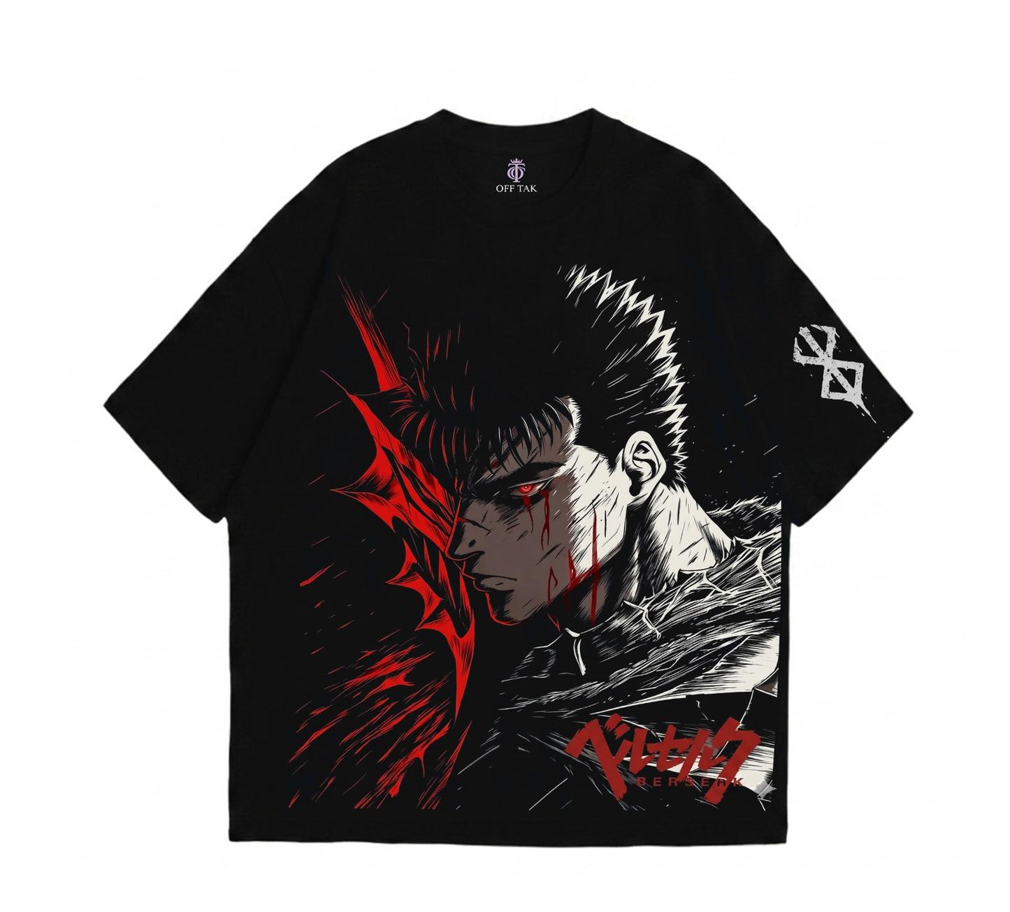 Guts II- BERSERK - T-shirt NOIR