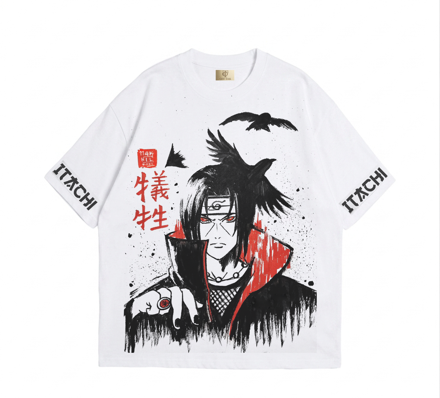 Itachi Uchiwa - NARUTO - T-shirt blanc
