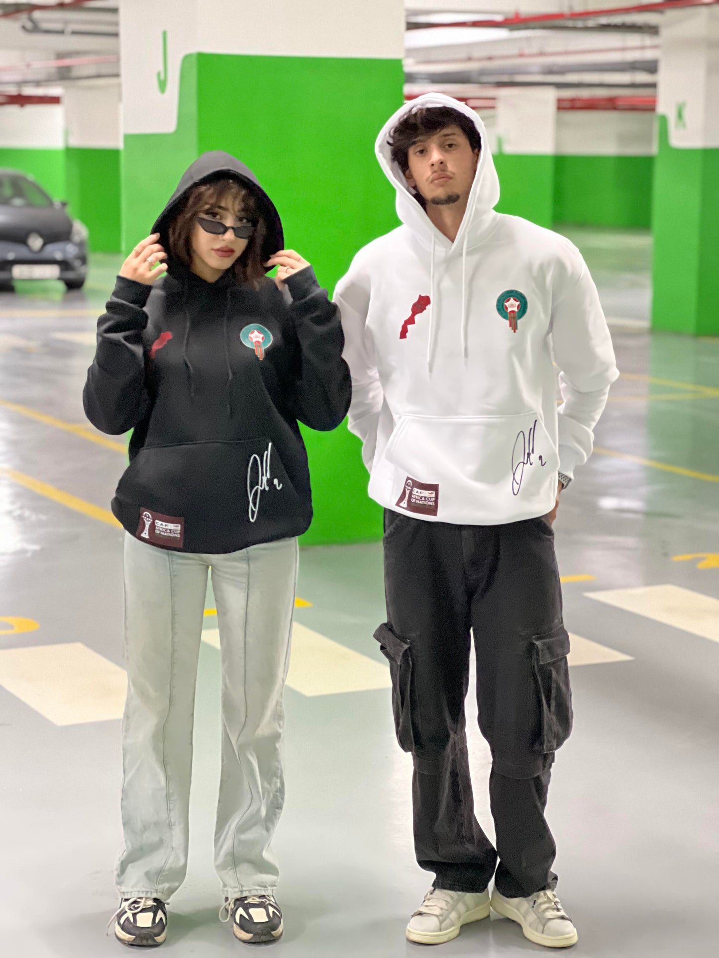 Hoodie "Esprit Atlas" – Édition Spéciale Lions de l’Atlas 🇲🇦