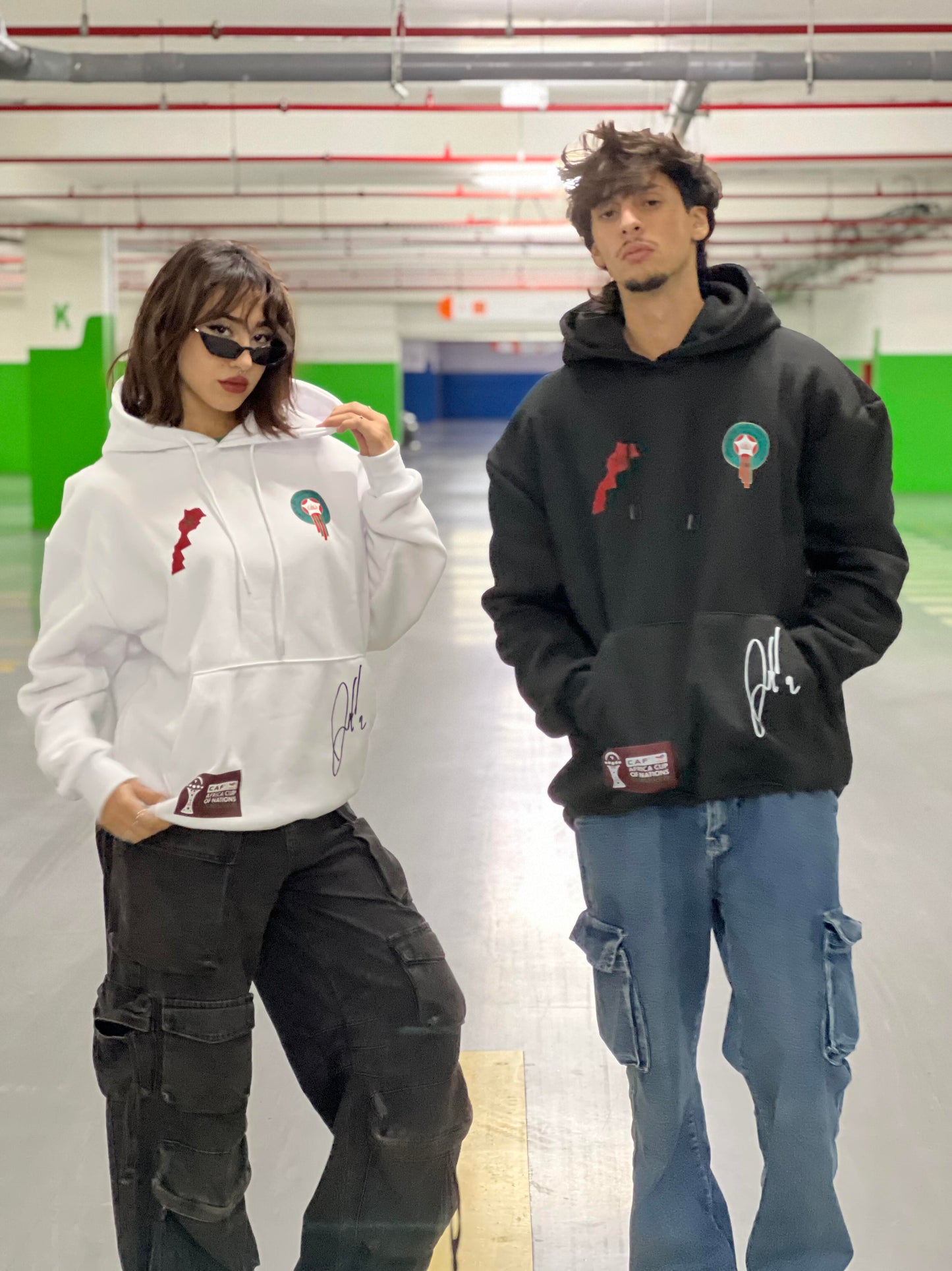 Hoodie "Esprit Atlas" – Édition Spéciale Lions de l’Atlas 🇲🇦