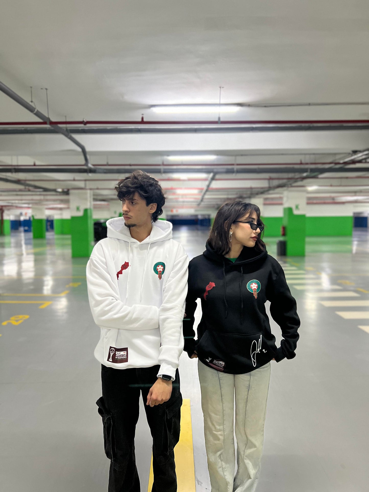 Hoodie "Esprit Atlas" – Édition Spéciale Lions de l’Atlas 🇲🇦