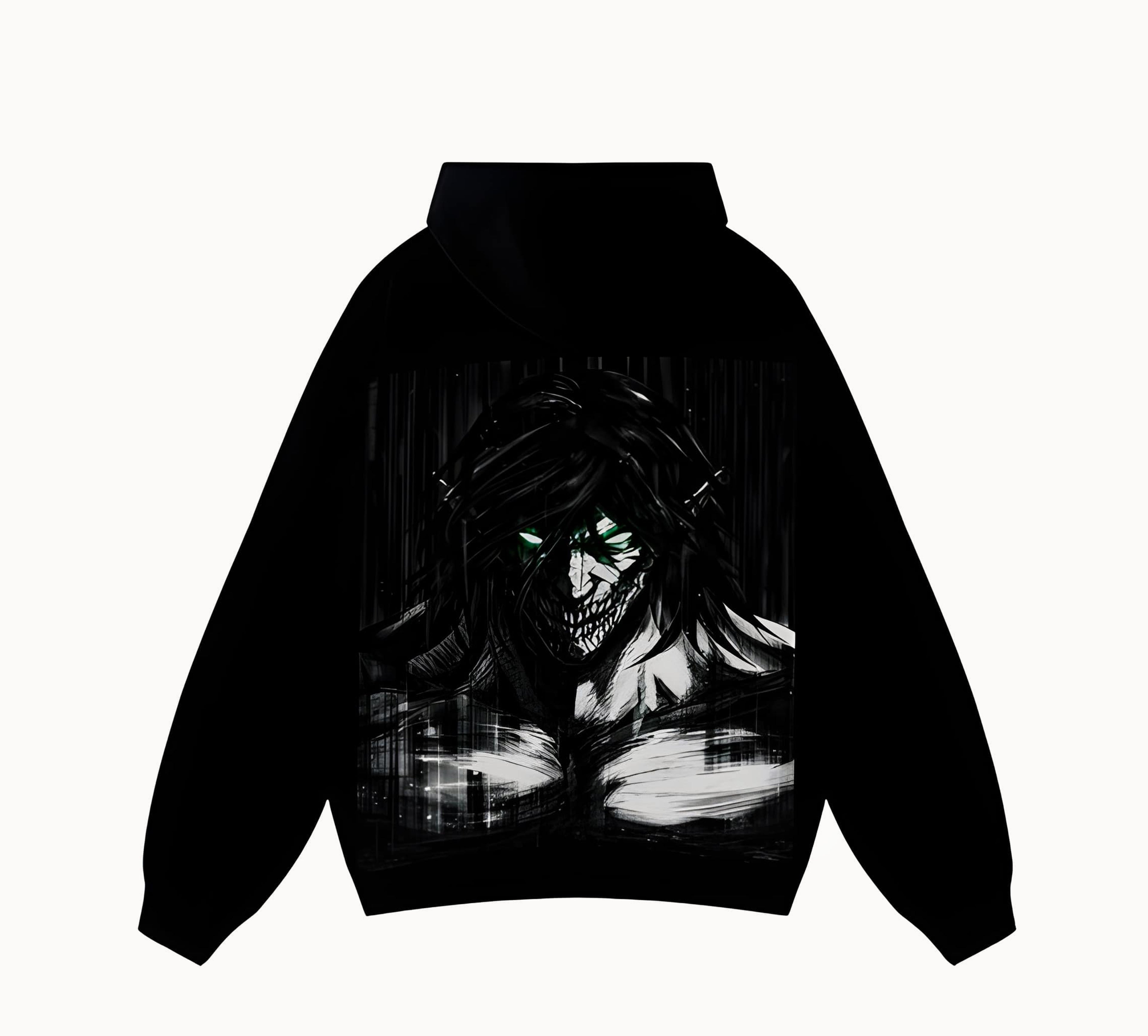 EREN - attack on titan - Black - Hoodie