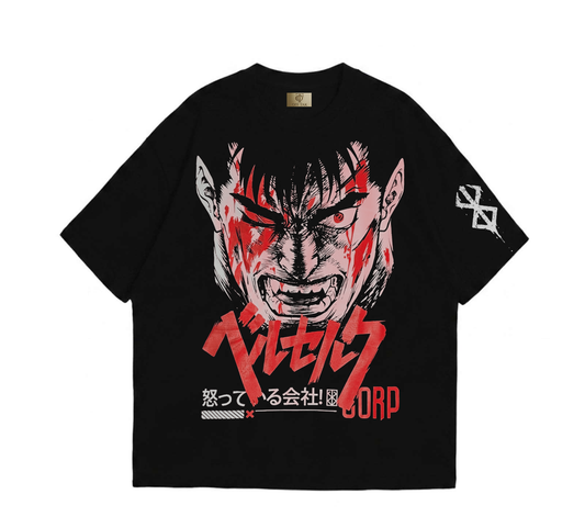 Guts III- BERSERK - T-shirt NOIR