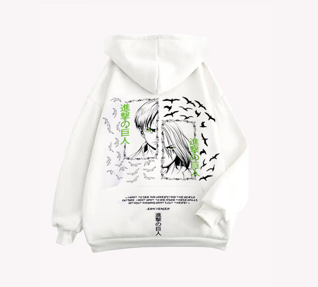 Eren - attack on titan - Hoodie