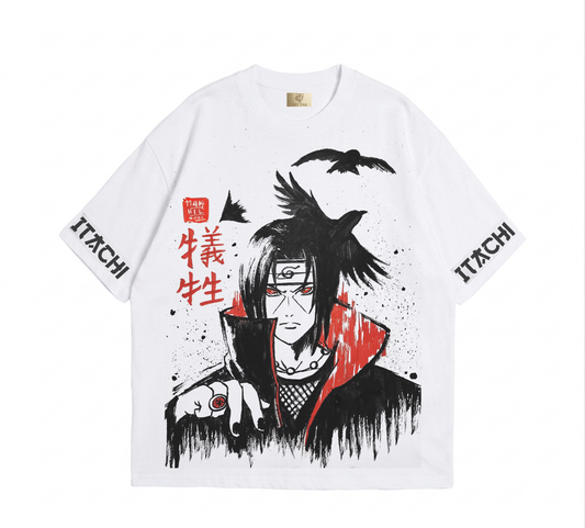 Itachi Uchiwa - NARUTO - T-shirt blanc