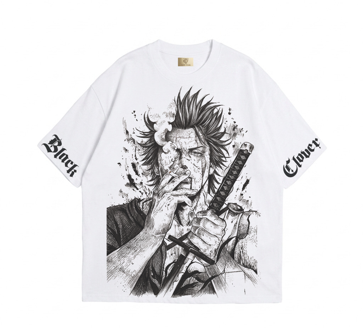 Yami Sukehiro- Black Clover - T-shirt blanc